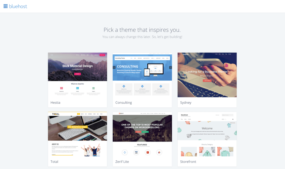 Pick a theme for your WordPress Blog