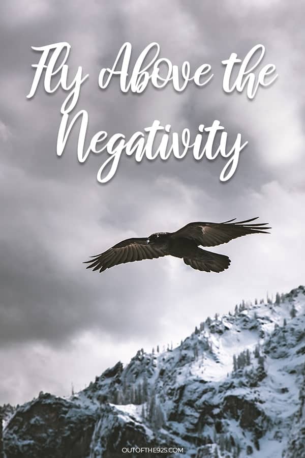 Fly above the negativity. Stay positive with these motivational quotes to live by.