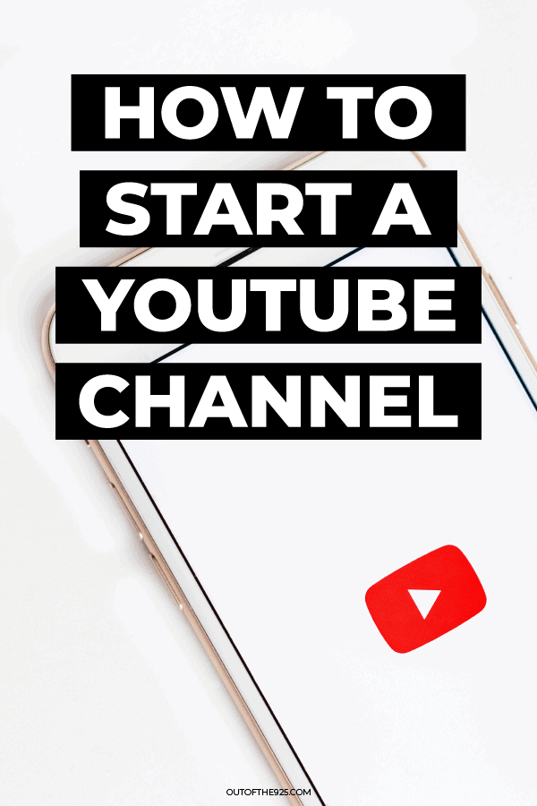 how to start a YouTube channel